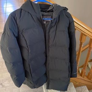 Black Extra Large Glacier Peak Seamless Stretch Down Parka Eddie Bauer